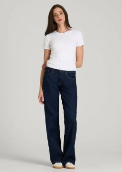 Cropped Knit Tee for Tall Women