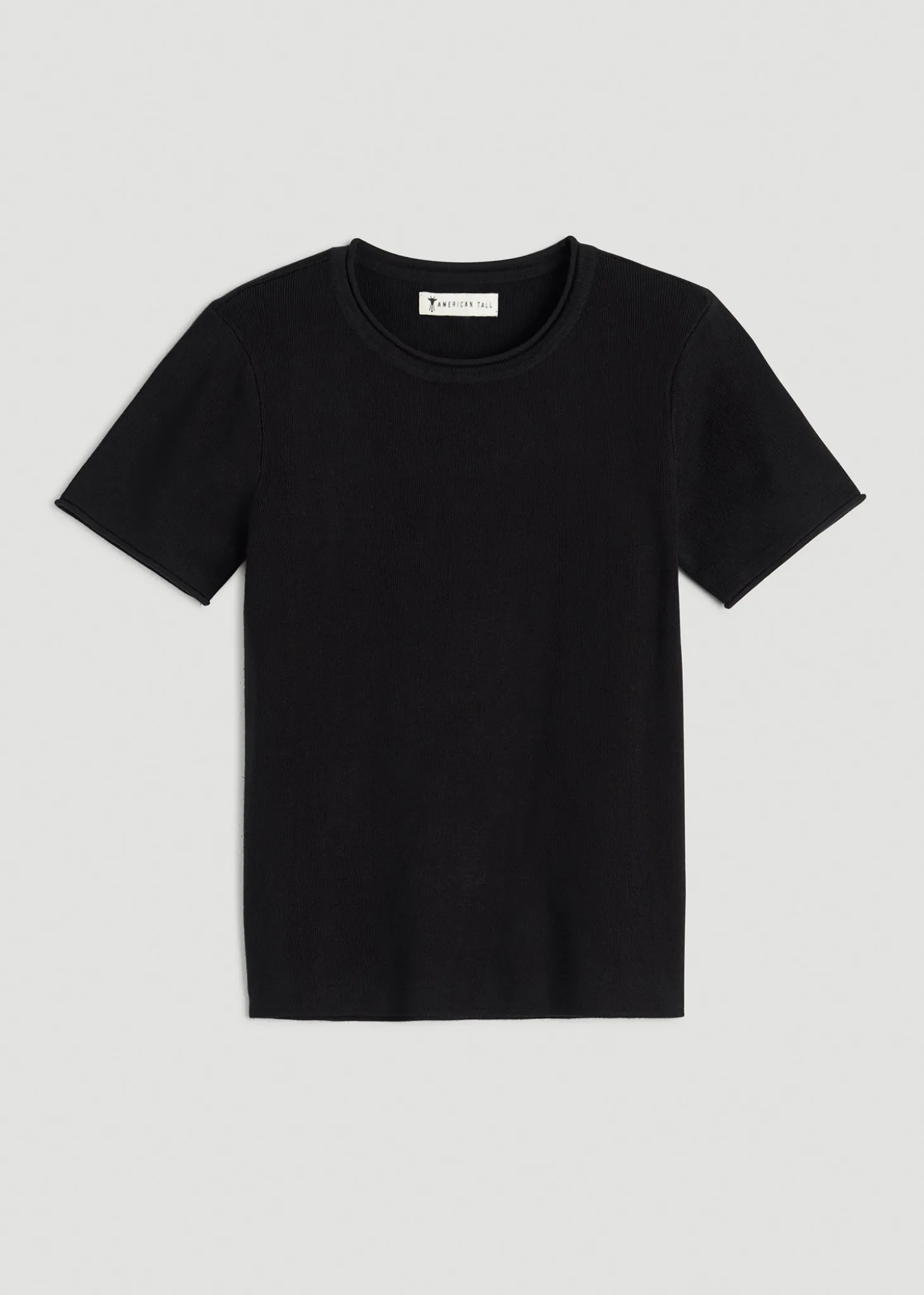 Cropped Knit Tee for Tall Women