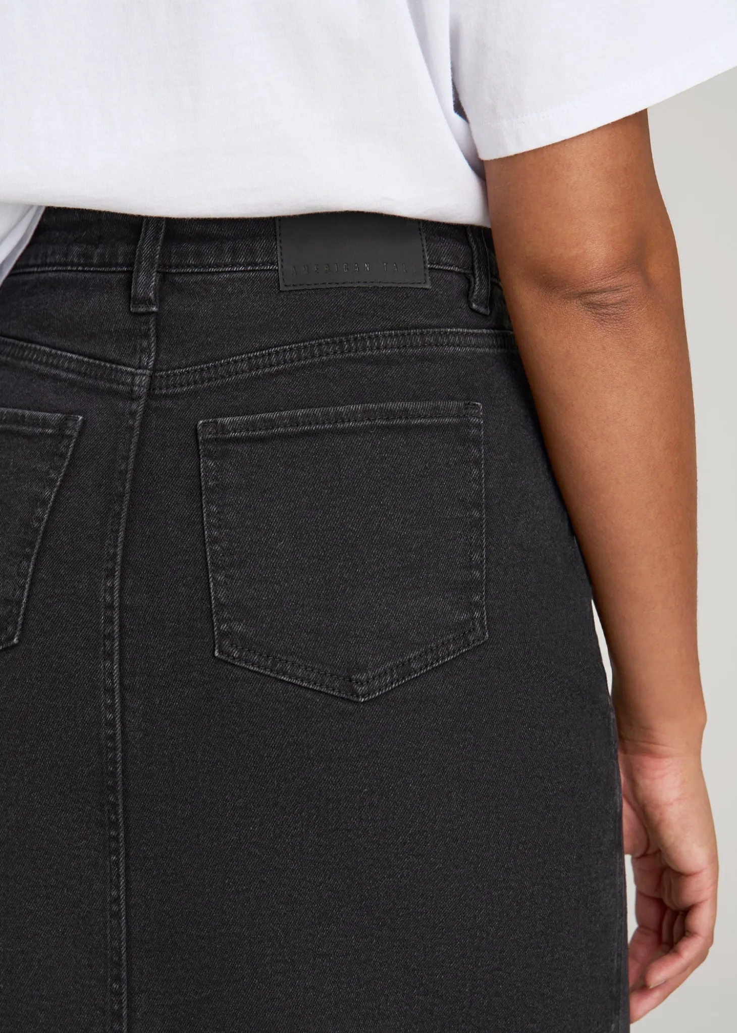 Denim Maxi Skirt for Tall Women