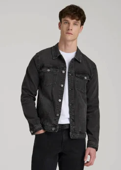 Denim Trucker Jacket for Tall Men