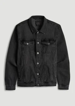 Denim Trucker Jacket for Tall Men