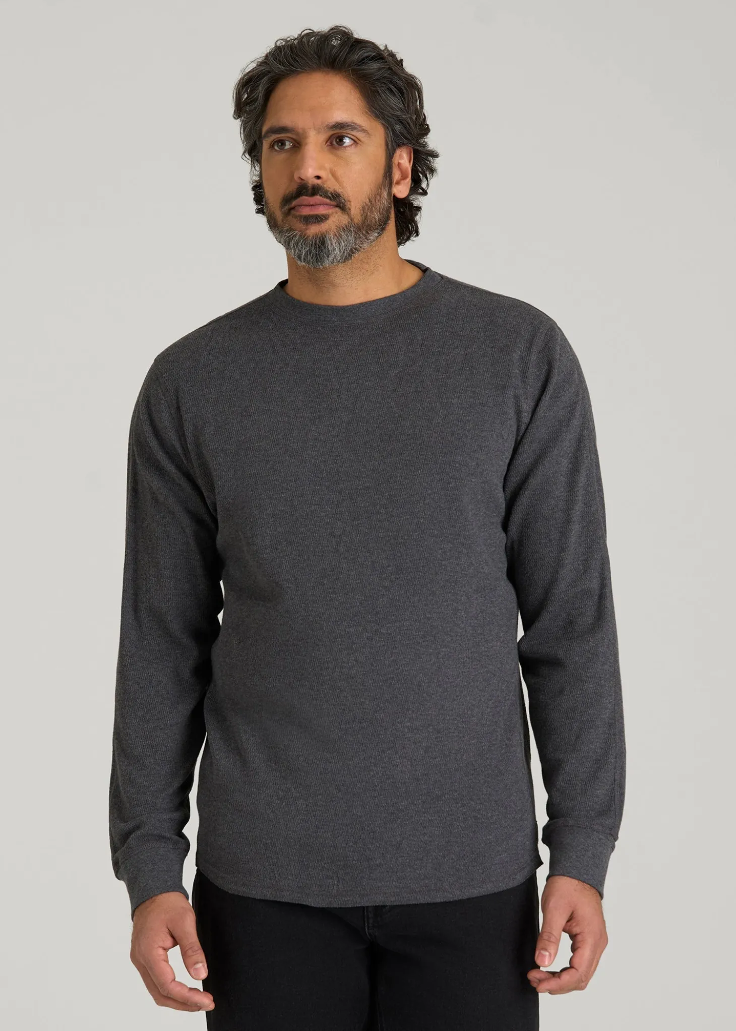 Double Honeycomb Thermal Crewneck for Tall Men