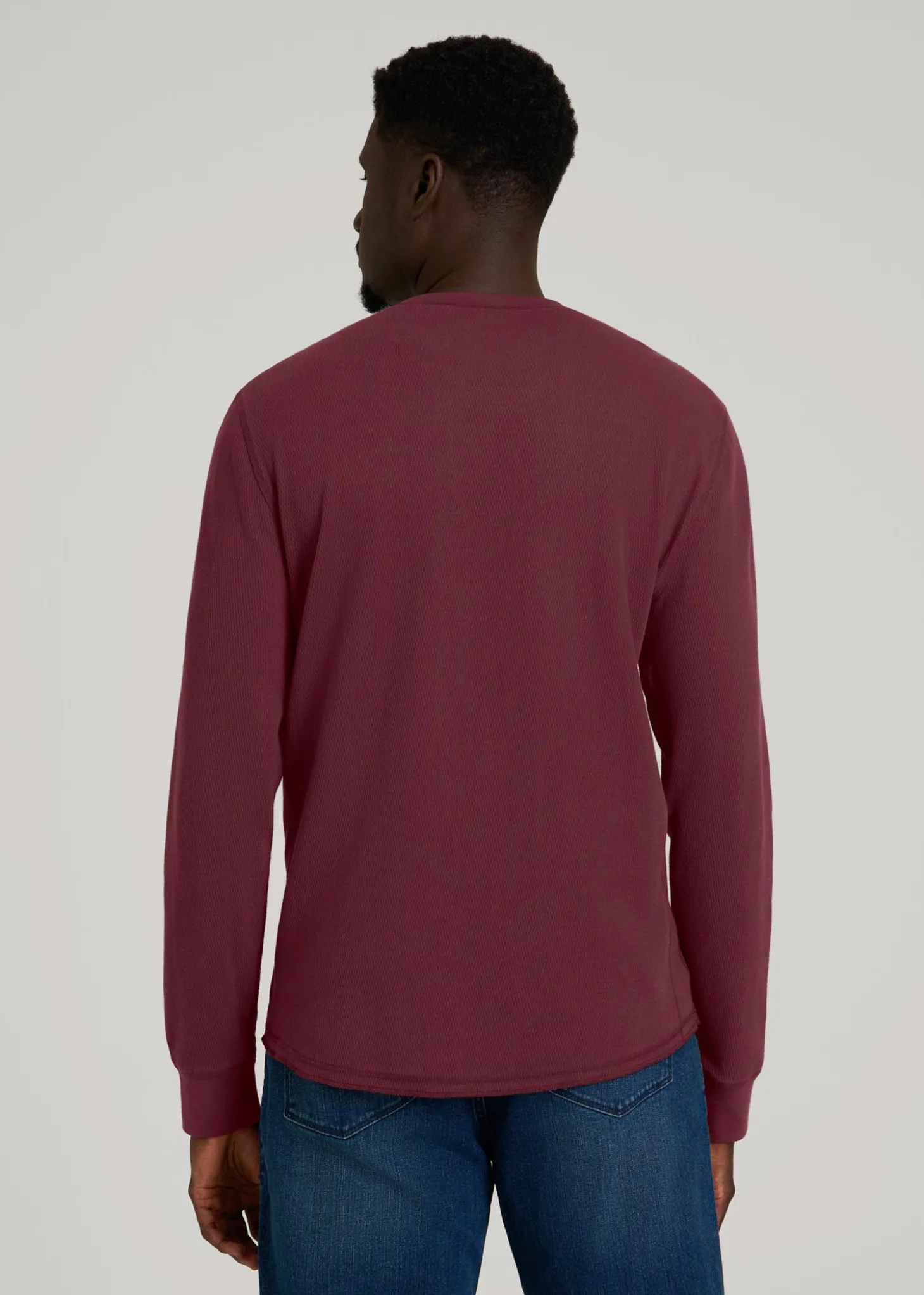Double Honeycomb Thermal Crewneck for Tall Men