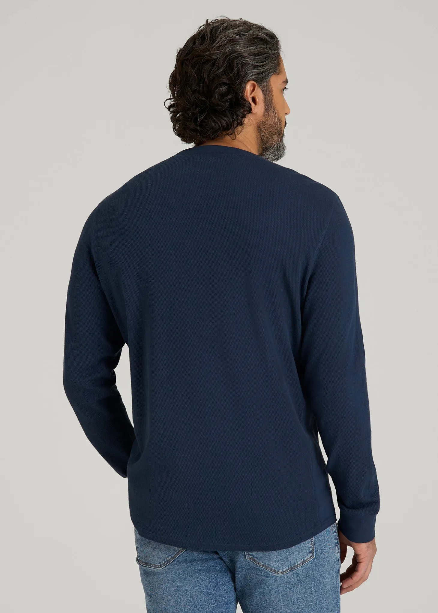 Double Honeycomb Thermal Crewneck for Tall Men