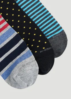 Dress Socks Size 14 to 17 (3-Pack) for Tall Men