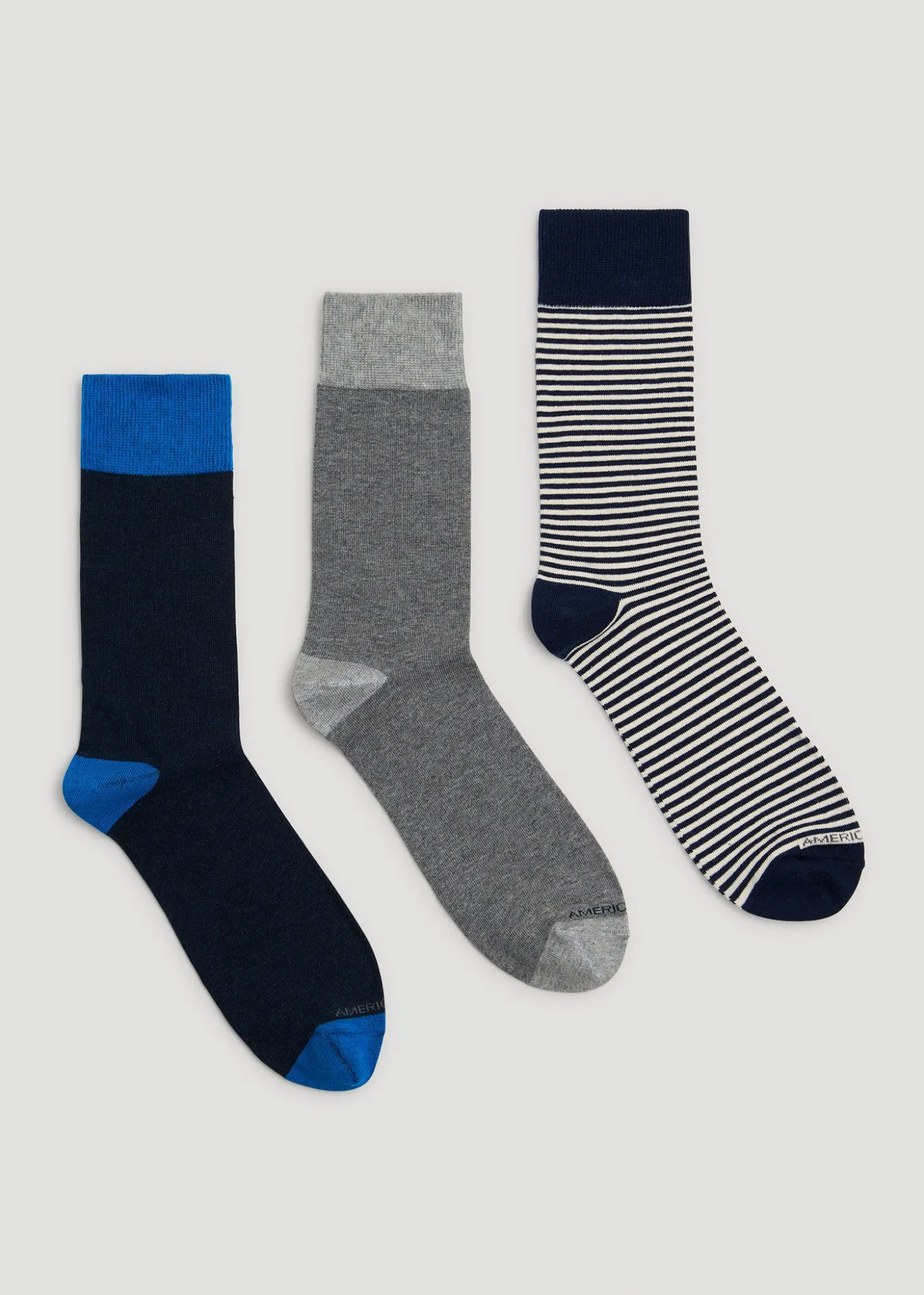 Dress Socks Size 14 to 17 (3-Pack) for Tall Men