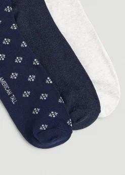 Dress Socks Size 14 to 17 (3-Pack) for Tall Men