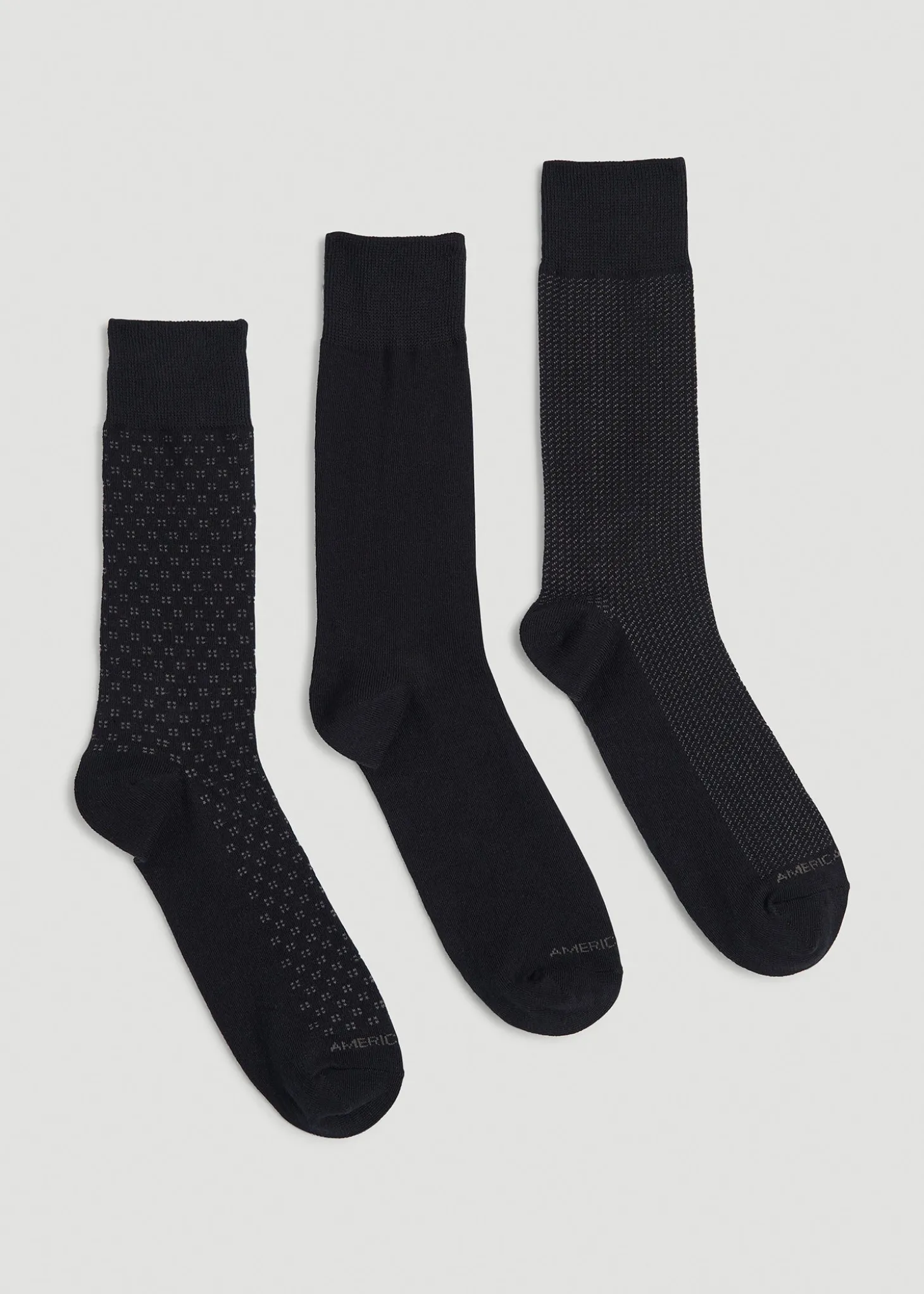 Dress Socks Size 14 to 17 (3-Pack) for Tall Men