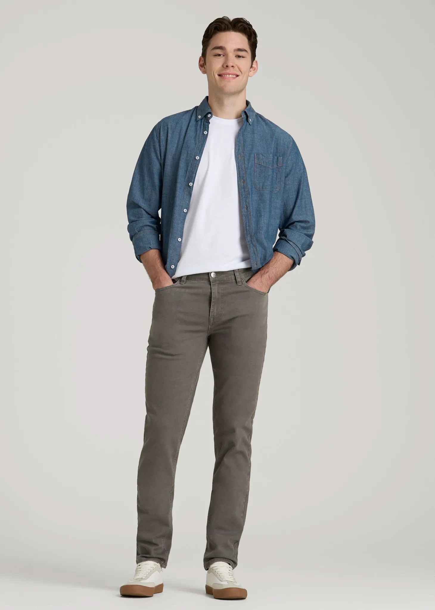 Dylan Slim Fit Colored Jeans for Tall Men