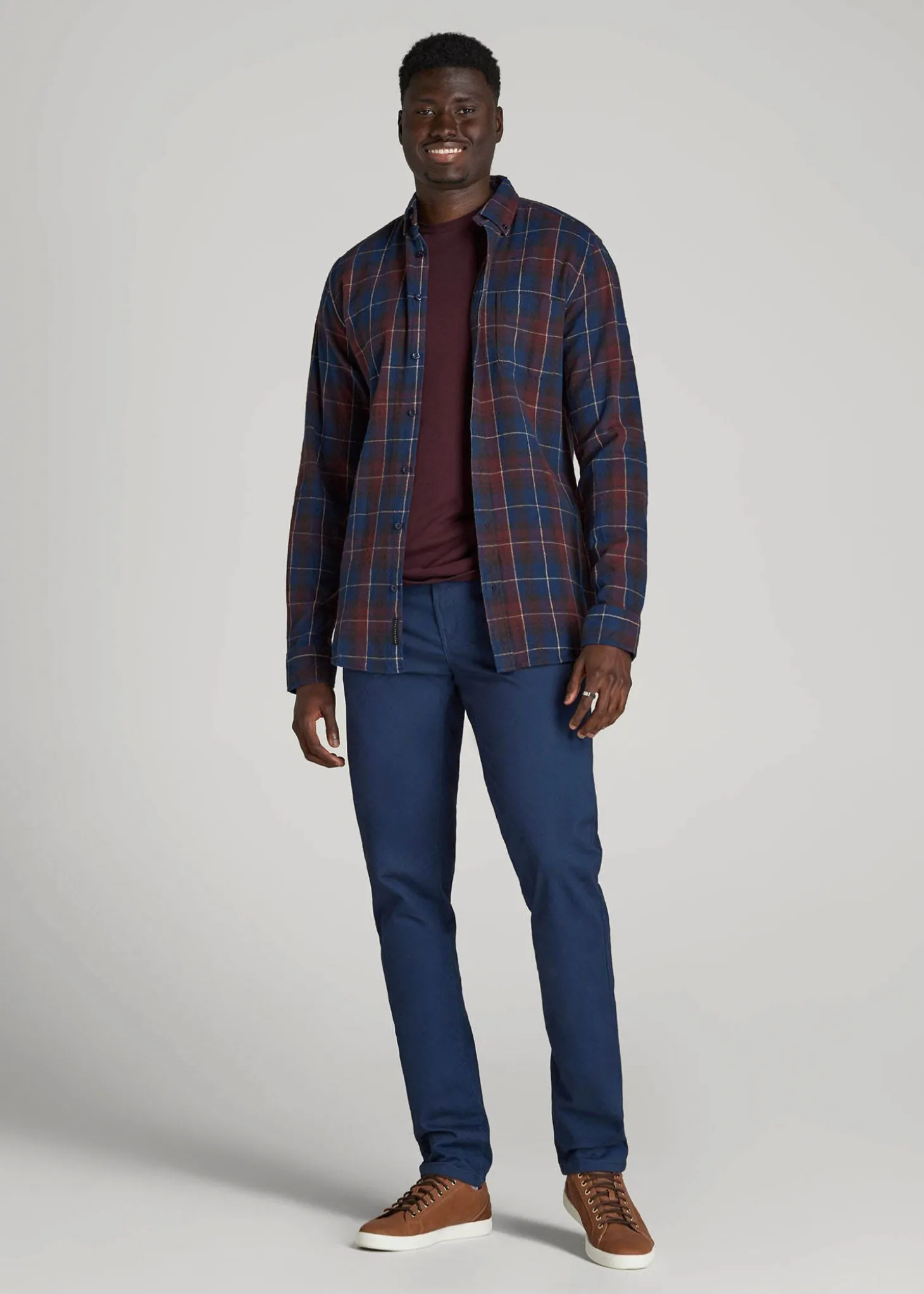 Dylan Slim Fit Five-Pocket Pants For Tall Men