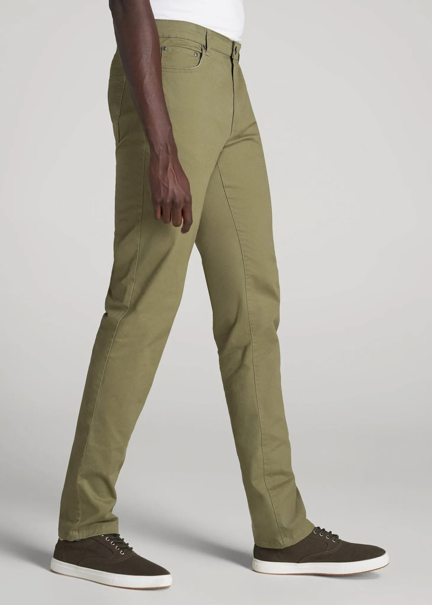 Dylan Slim Fit Five-Pocket Pants For Tall Men