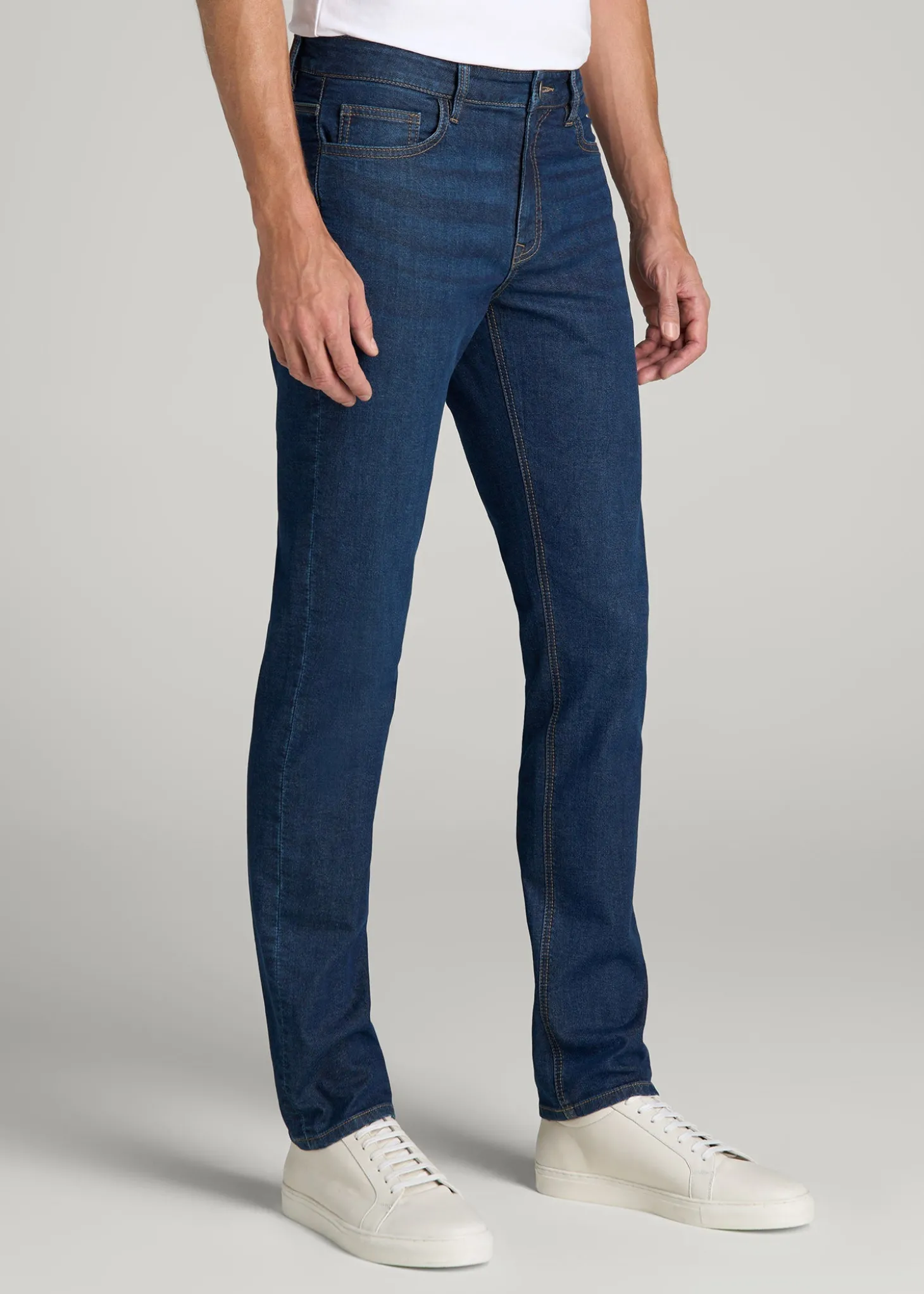 Dylan Slim Fit Fleeced Jeans for Tall Men