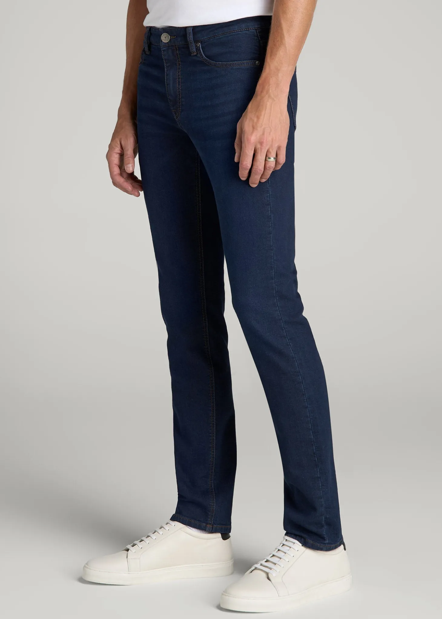 Dylan Slim Fit Fleeced Jeans for Tall Men