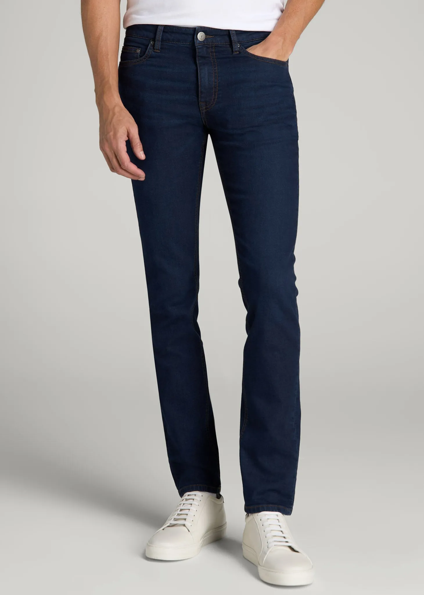 Dylan Slim Fit Fleeced Jeans for Tall Men
