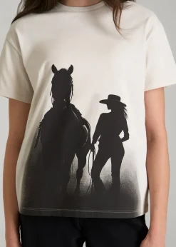 Equestrian Graphic Tee for Tall Women