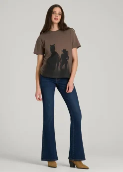 Equestrian Graphic Tee for Tall Women