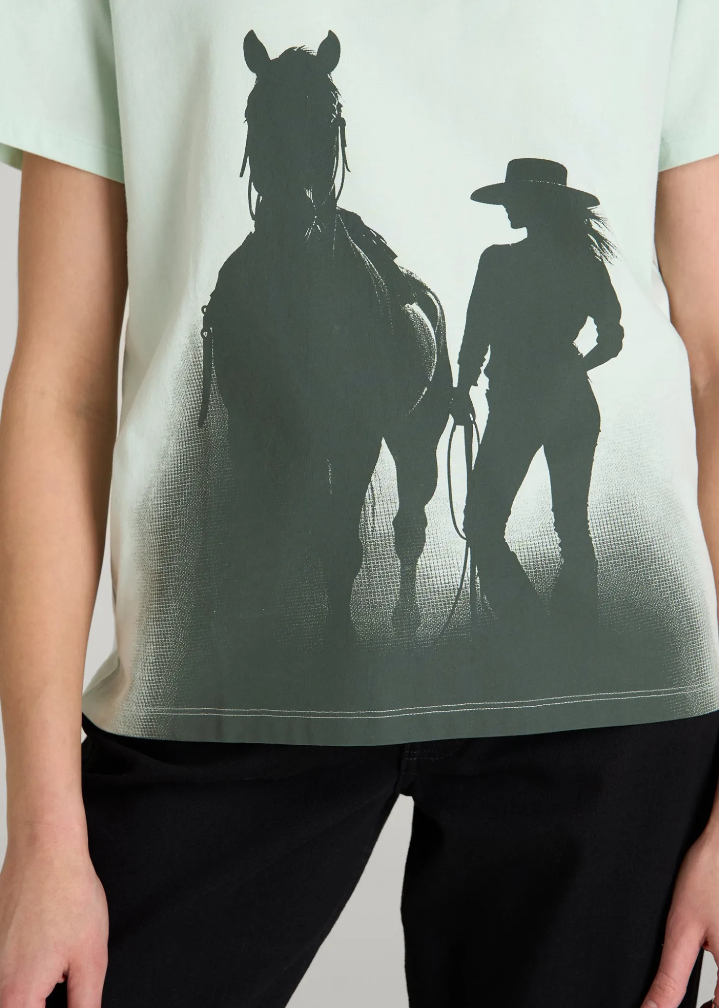 Equestrian Graphic Tee for Tall Women