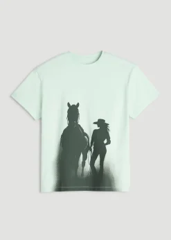Equestrian Graphic Tee for Tall Women