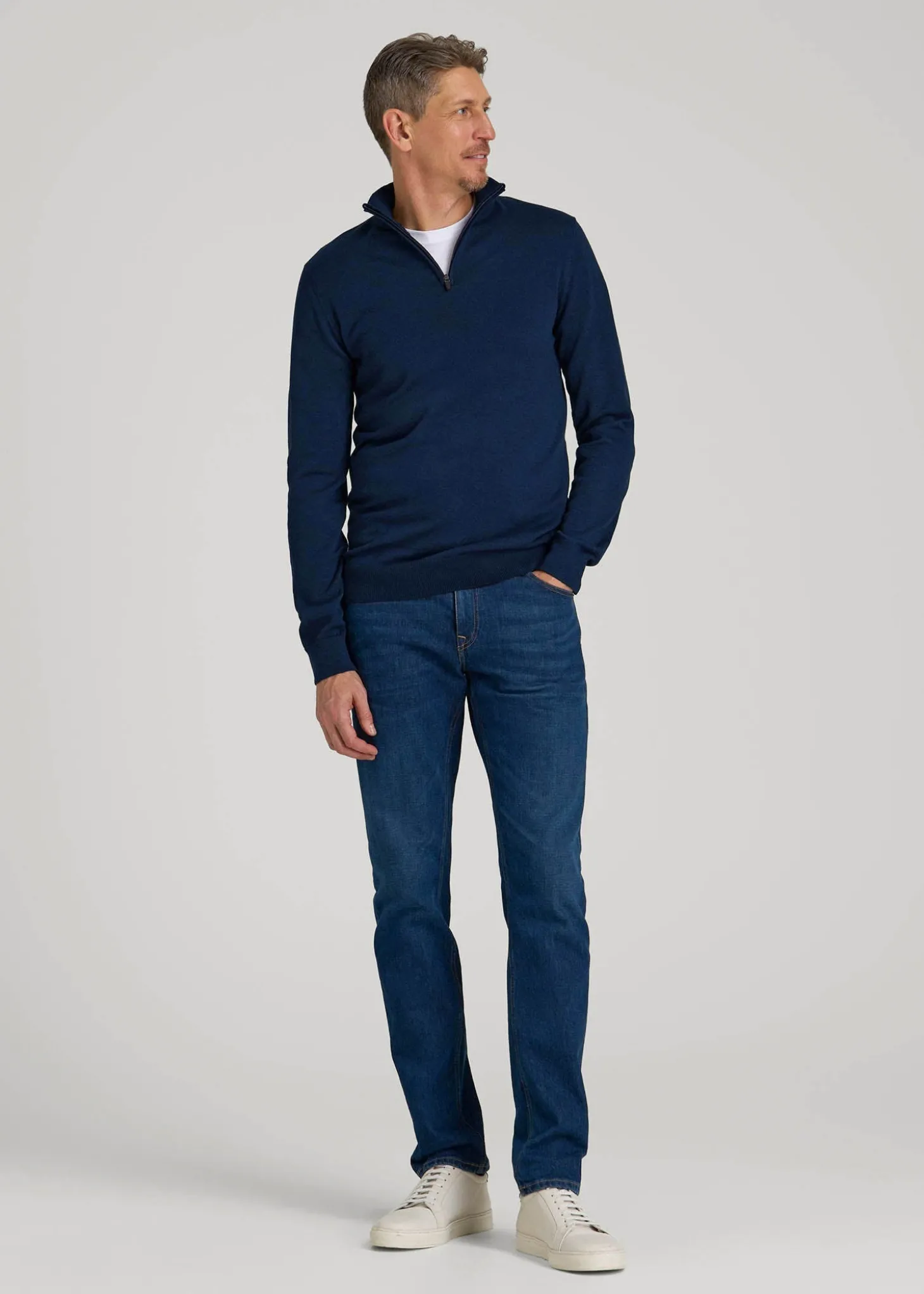 Everyday Quarter-Zip Sweater for Tall Men