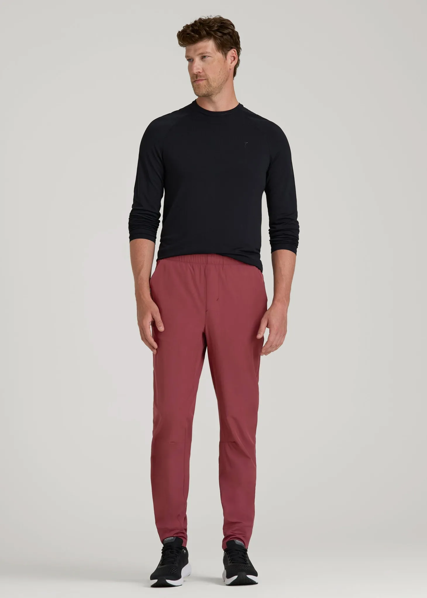 Featherweight Perforated Training Joggers for Tall Men