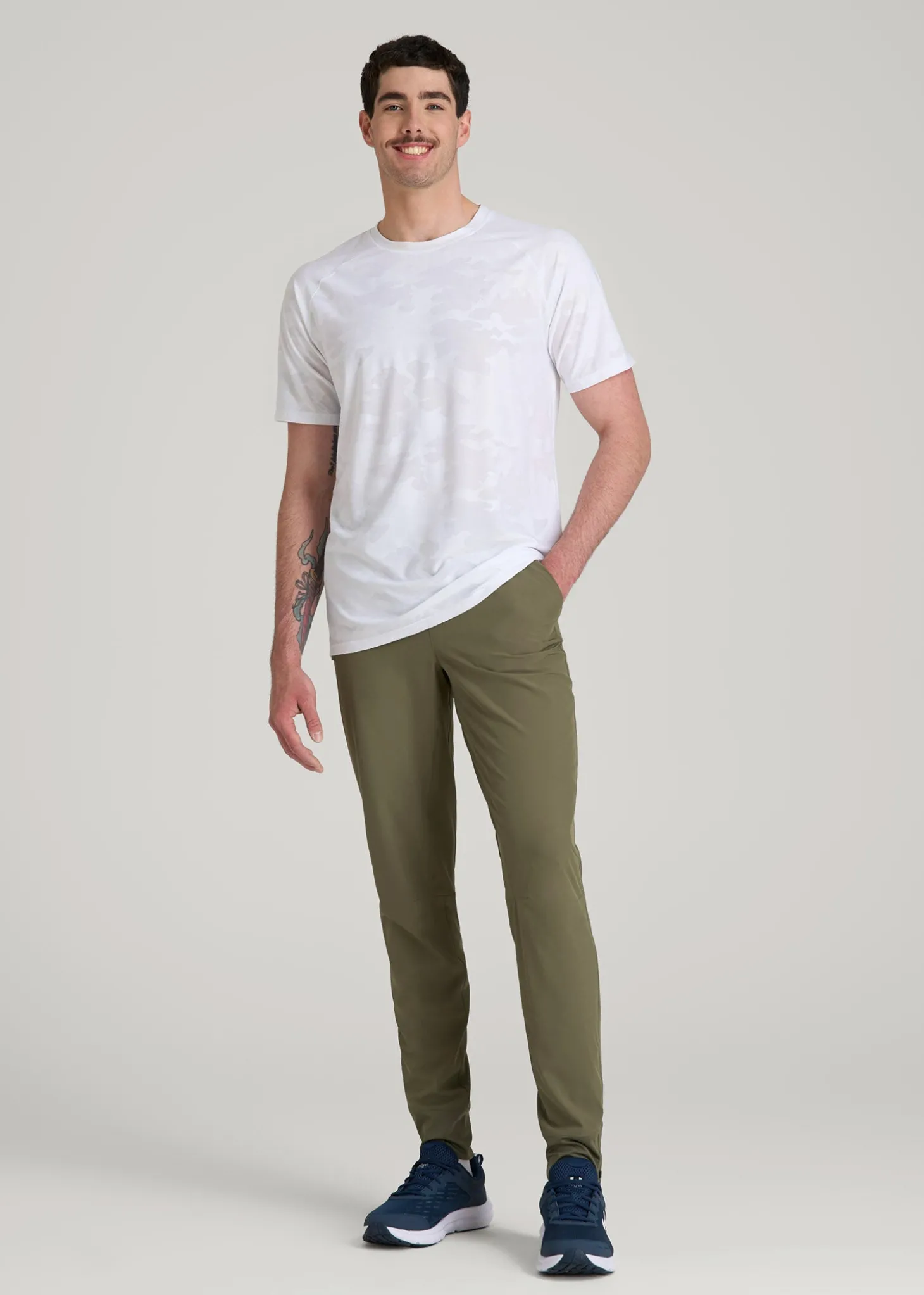 Featherweight Perforated Training Joggers for Tall Men