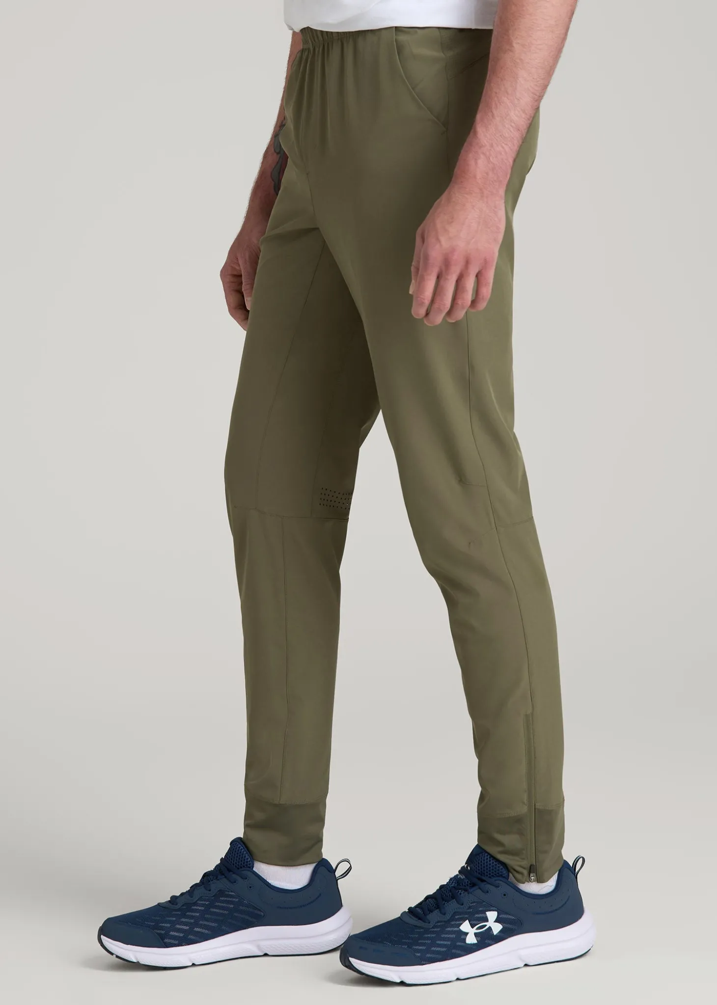 Featherweight Perforated Training Joggers for Tall Men