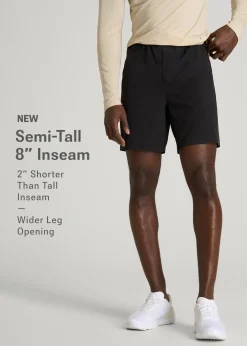 Featherweight Perforated Training Shorts for Tall Men