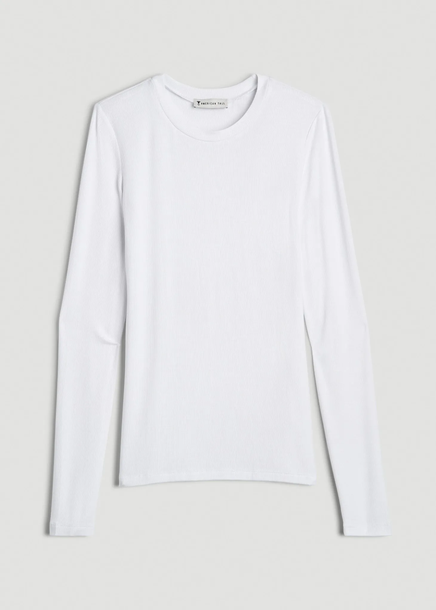 FITTED Ribbed Long Sleeve Tee for Tall Women