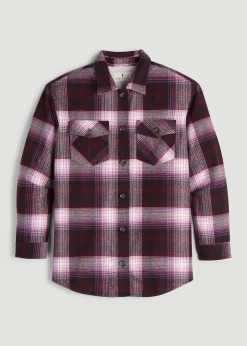 Flannel Shacket for Tall Women