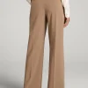 Flat Front Wide Leg Dress Pants for Tall Women