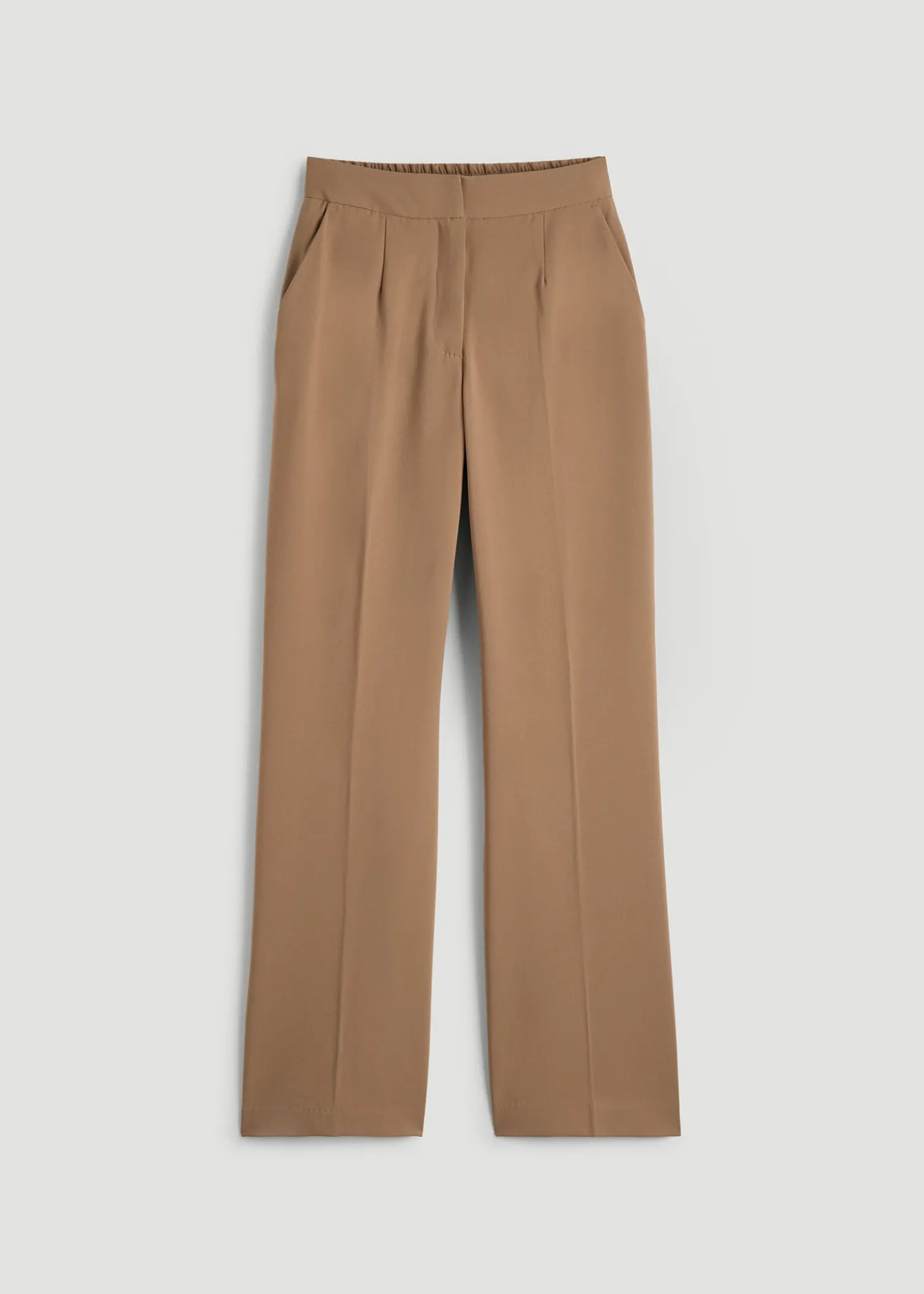 Flat Front Wide Leg Dress Pants for Tall Women