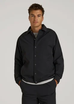 Flex Nylon Collared Jacket for Tall Men