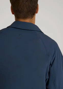 Flex Nylon Collared Jacket for Tall Men