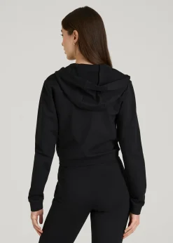Flex Ponte Cropped Hoodie for Tall Women