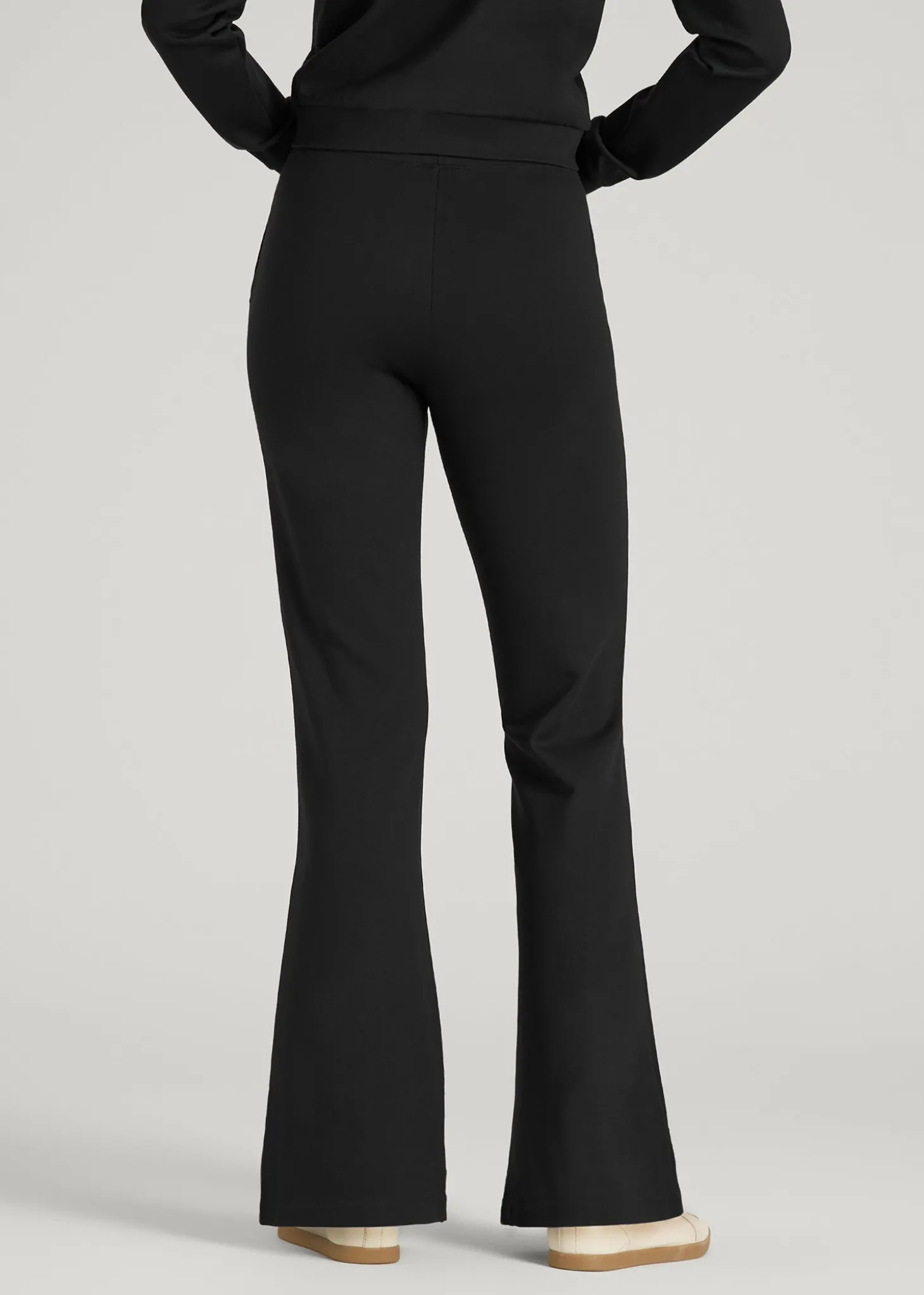 Flex Ponte Flare Pants with Drawcord for Tall Women