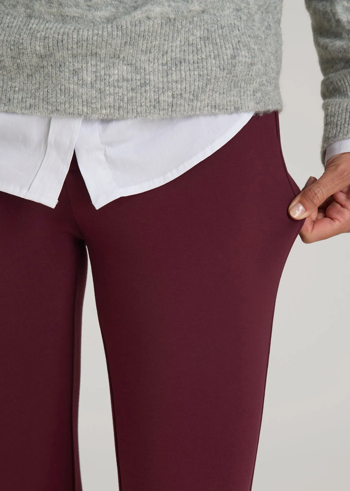 Flex Ponte Skinny High Rise Pant for Tall Women