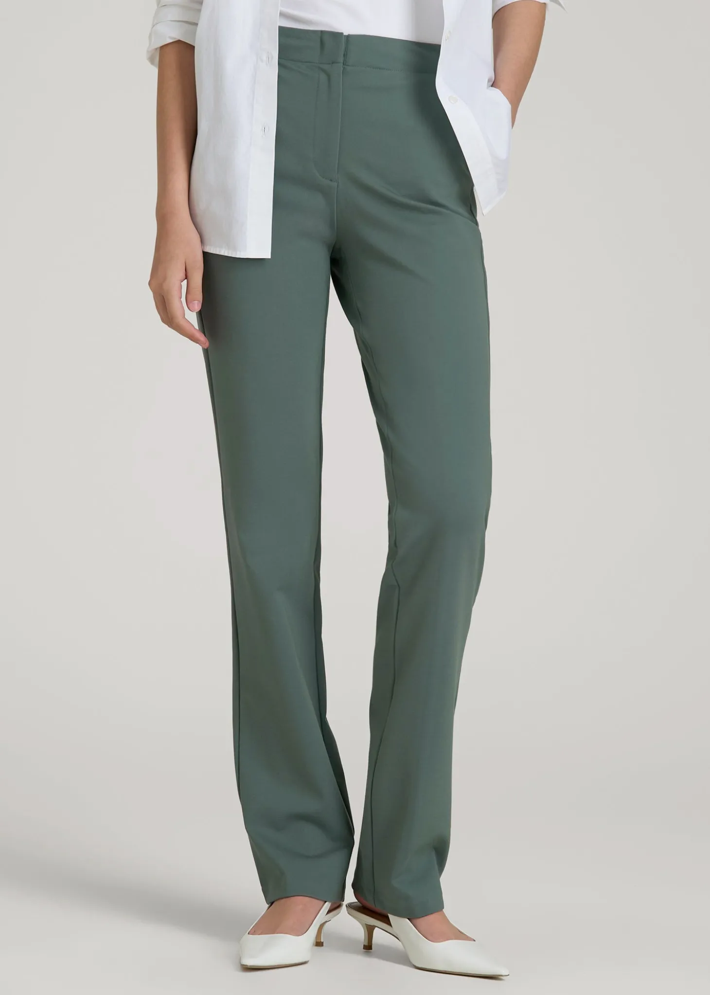 Freedom Flex Slim Straight Leg Dress Pants for Tall Women