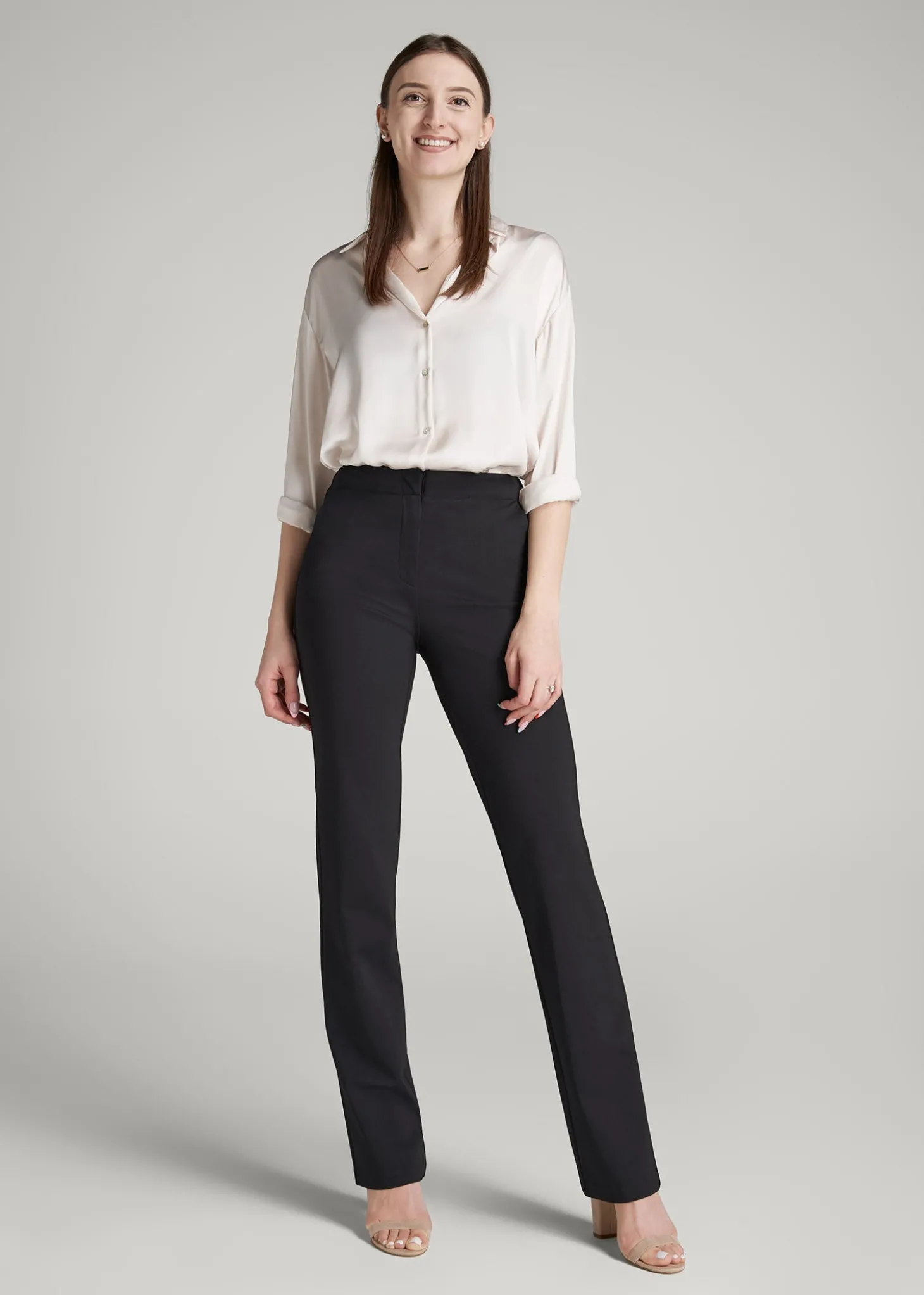 Freedom Flex Slim Straight Leg Dress Pants for Tall Women