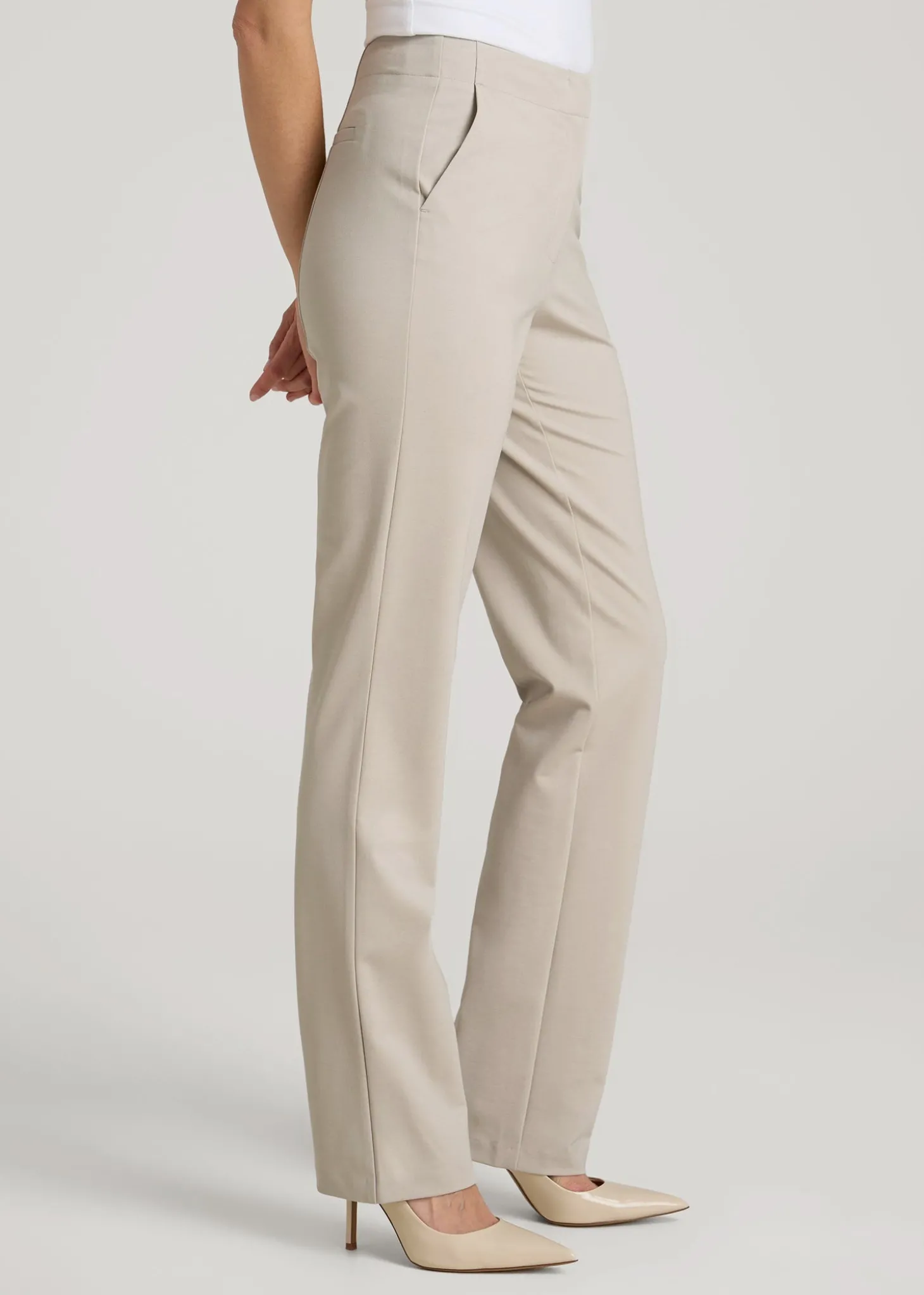 Freedom Flex Slim Straight Leg Dress Pants for Tall Women