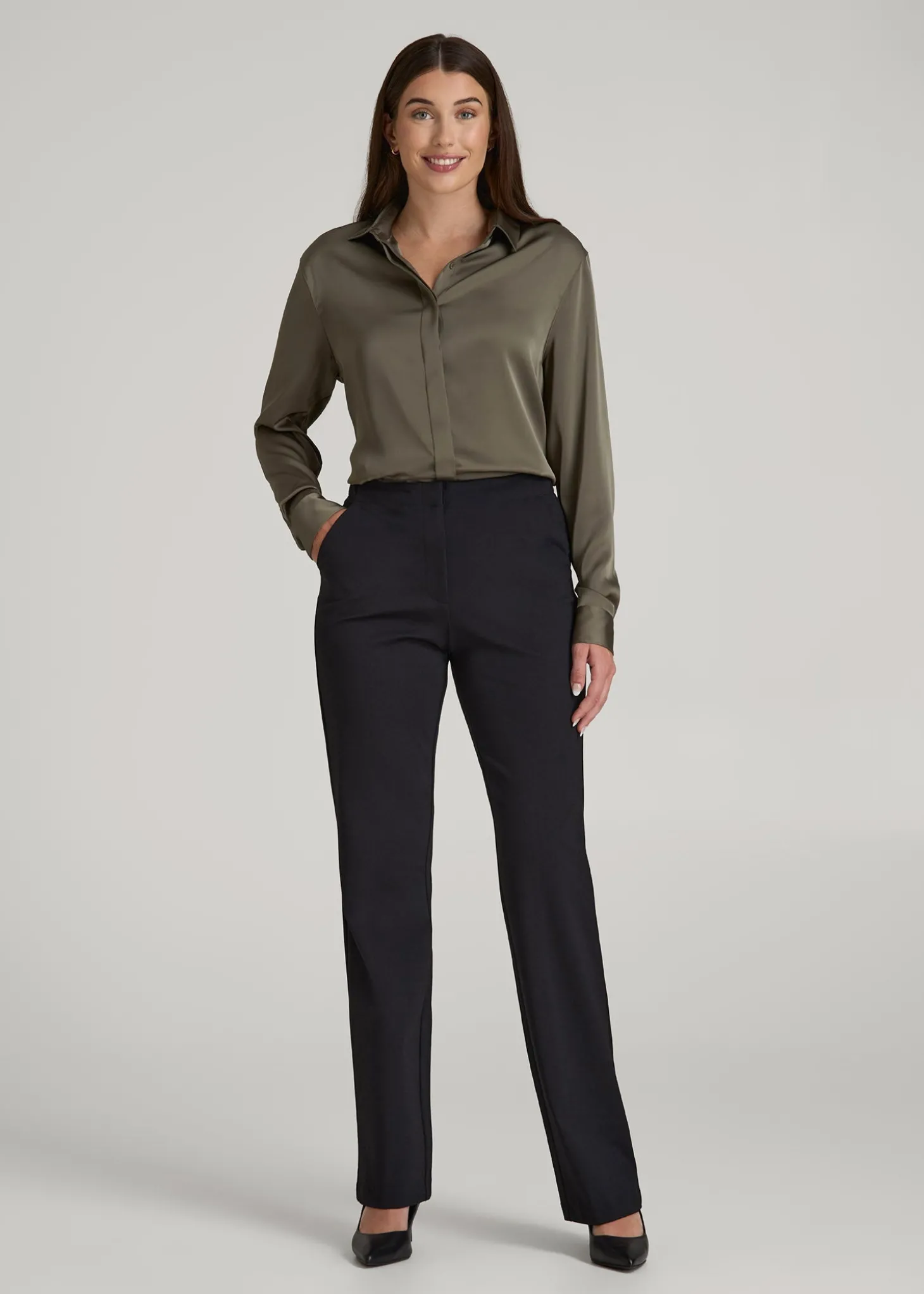 Freedom Flex Straight Leg Dress Pants for Tall Women