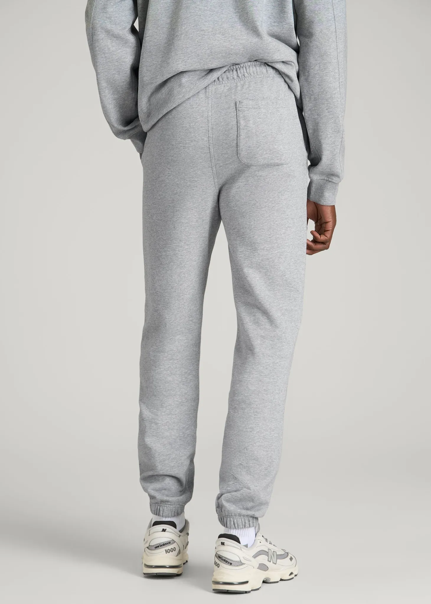 French Terry Cinched Bottom Sweatpants for Tall Men