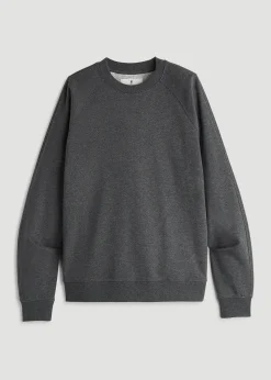French Terry Crewneck Sweatshirt for Tall Women
