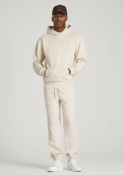 French Terry Popover Hoodie for Tall Men
