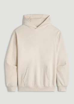French Terry Popover Hoodie for Tall Men