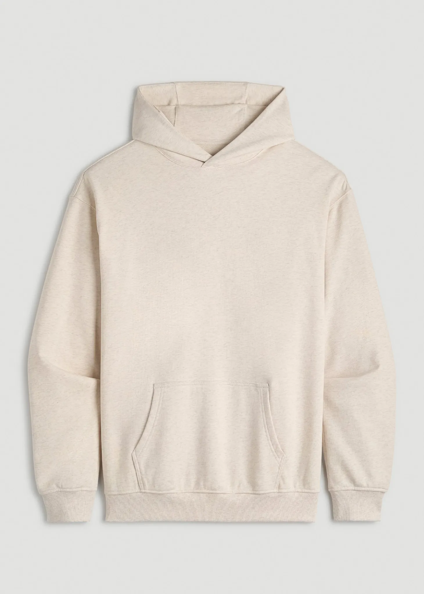 French Terry Popover Hoodie for Tall Men