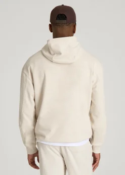 French Terry Popover Hoodie for Tall Men