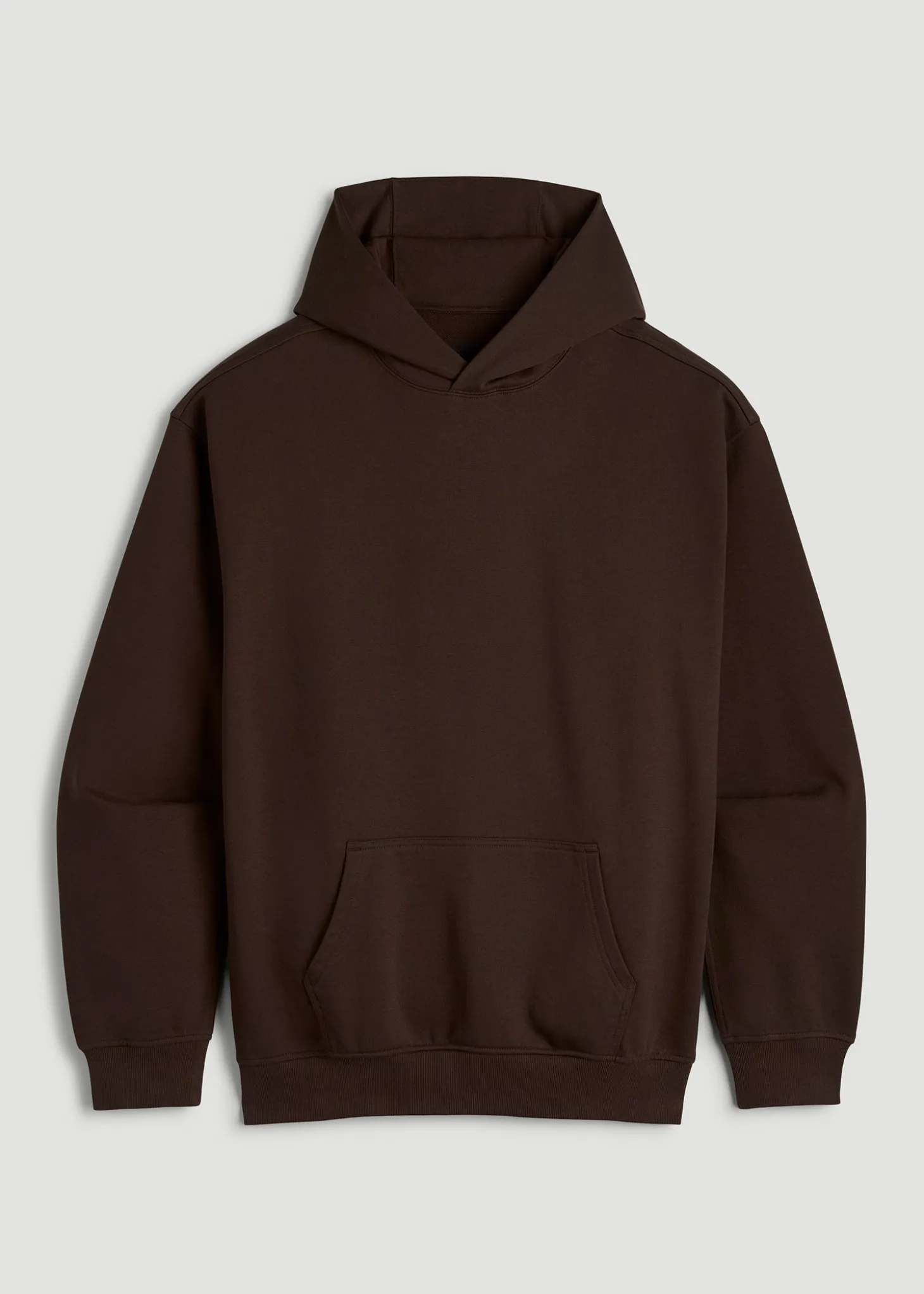 French Terry Popover Hoodie for Tall Men