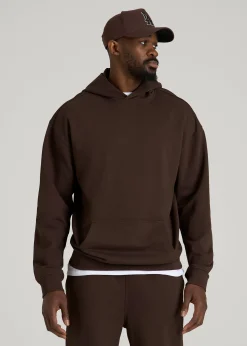 French Terry Popover Hoodie for Tall Men