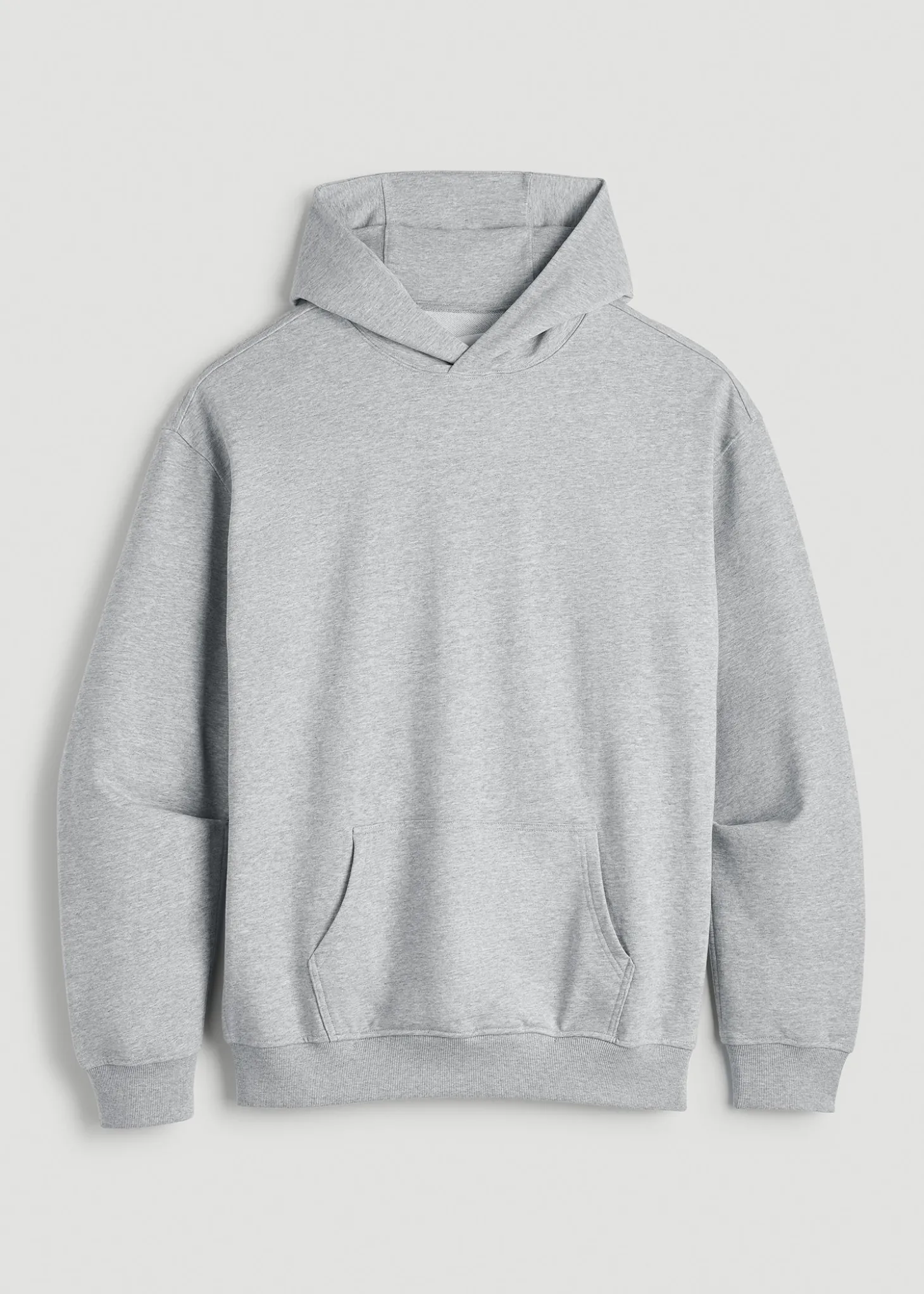 French Terry Popover Hoodie for Tall Men