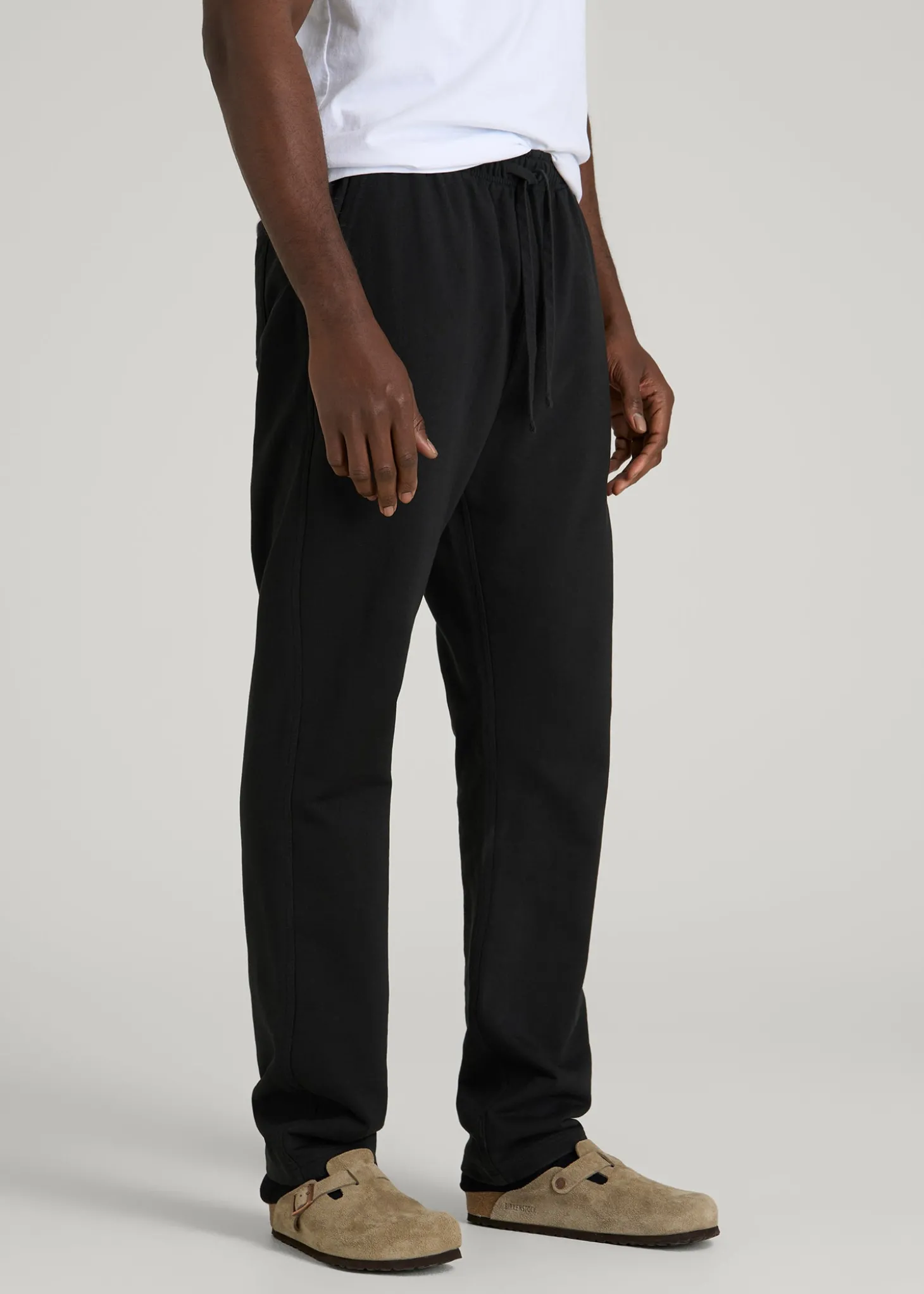 French Terry Straight Leg Sweatpants for Tall Men
